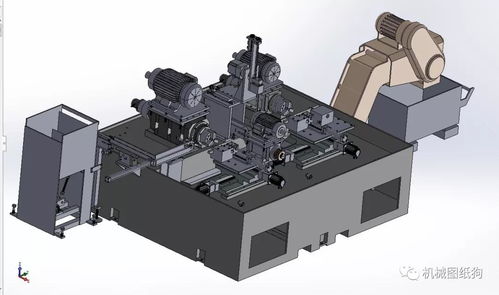 产品加工自动设备3d数模图纸 solidworks设计